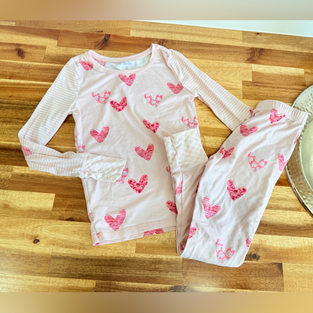 Matilda Jane Pink Heart Women's Pajama Set